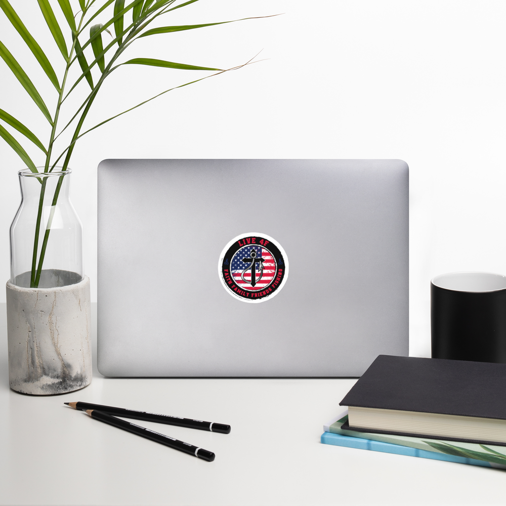 USA Flag 4F Bubble-free Decals