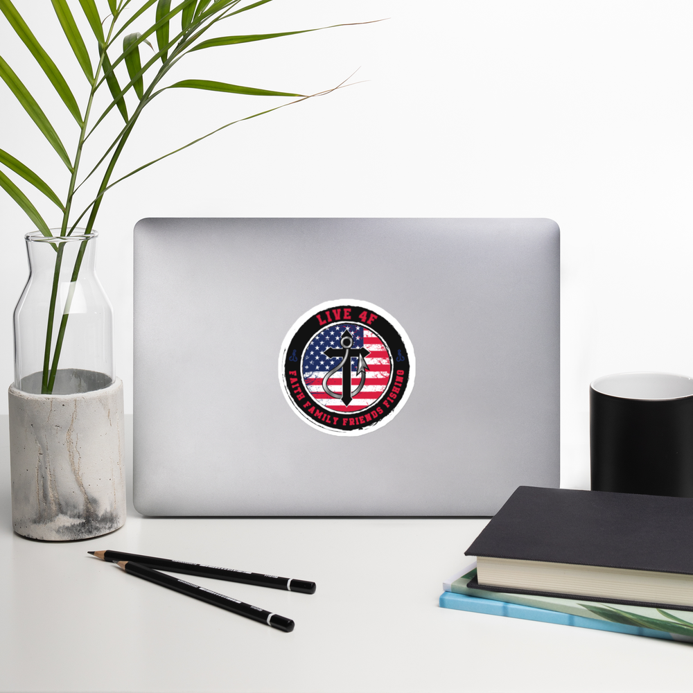 USA Flag 4F Bubble-free Decals