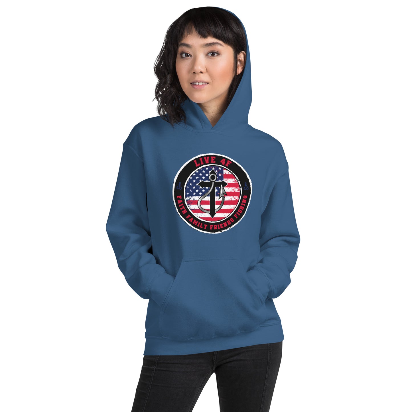 USA Flag 4F Unisex Hoodie