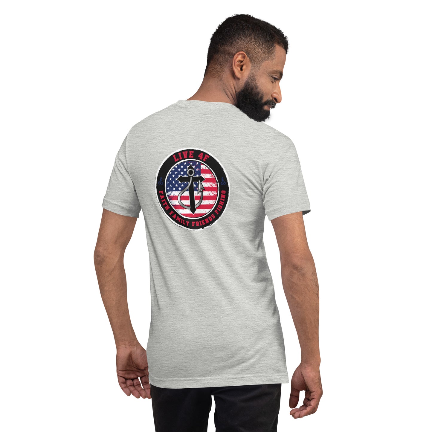 USA flag 4F Unisex t-shirt