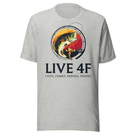 LIVE 4F Retro Bass Unisex t-shirt