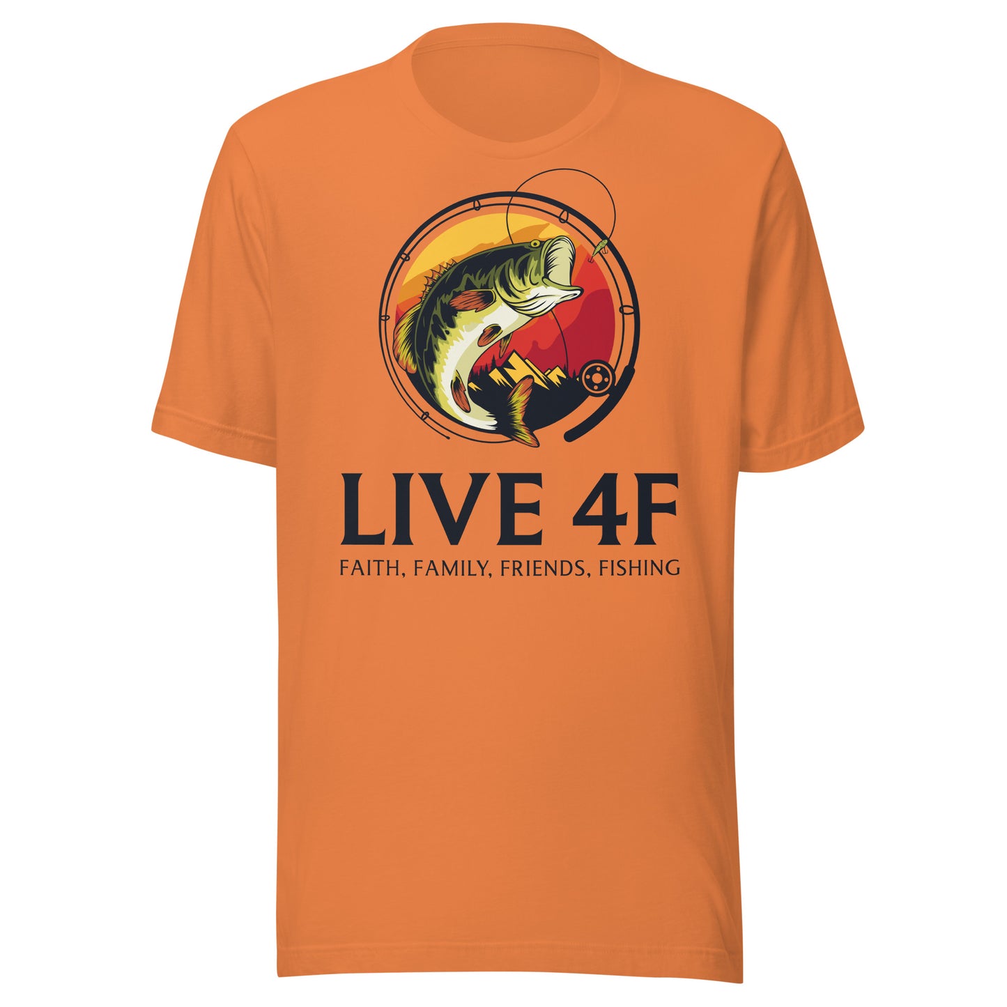 LIVE 4F Retro Bass Unisex t-shirt