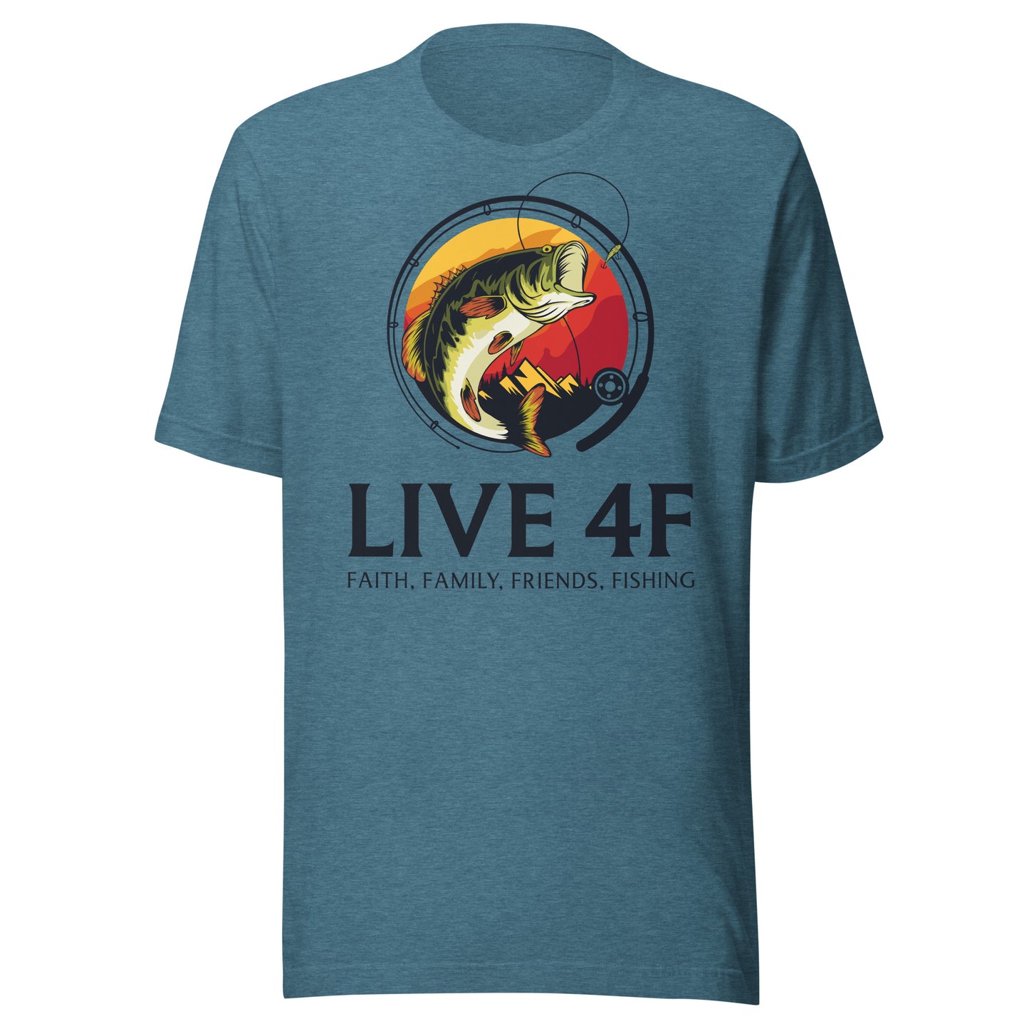 LIVE 4F Retro Bass Unisex t-shirt