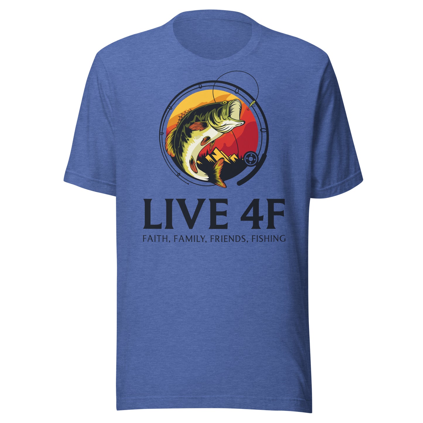 LIVE 4F Retro Bass Unisex t-shirt