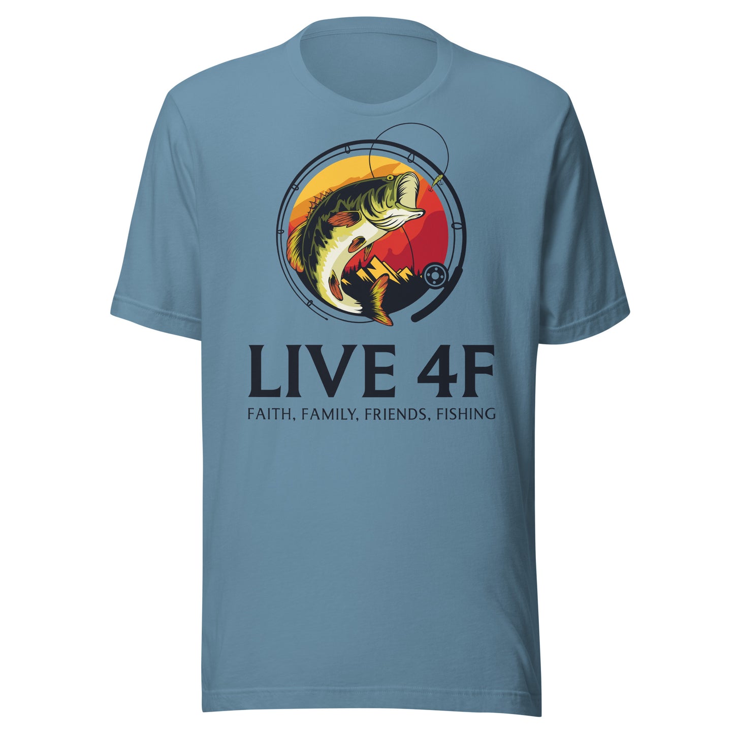 LIVE 4F Retro Bass Unisex t-shirt