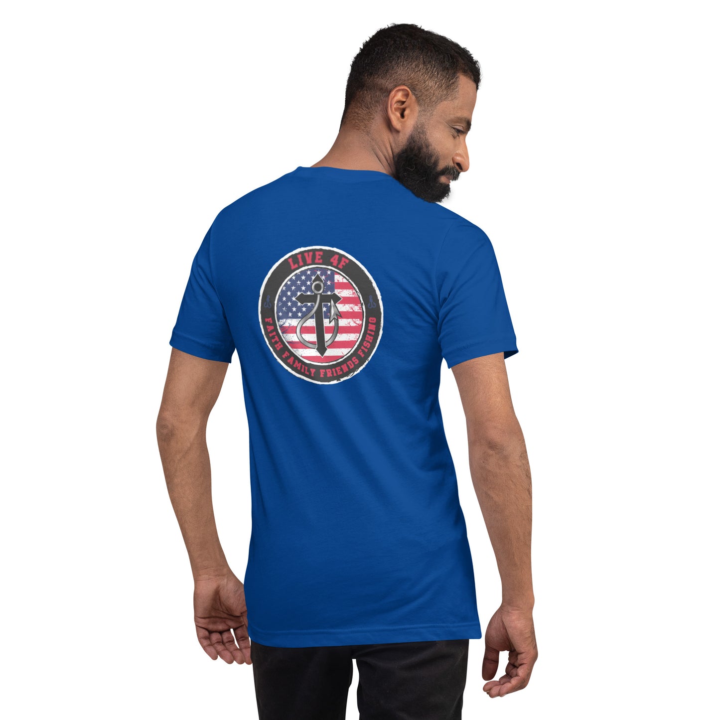 USA flag 4F Unisex t-shirt