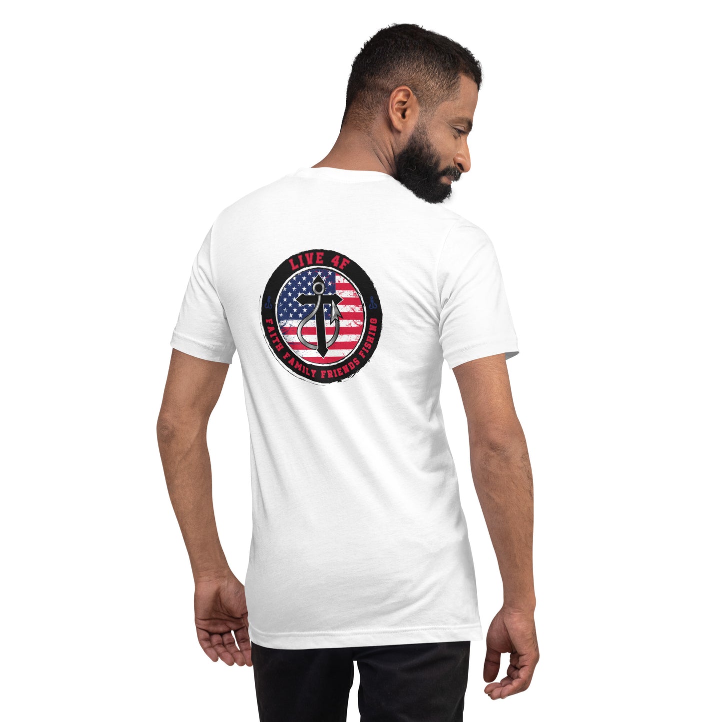 USA flag 4F Unisex t-shirt