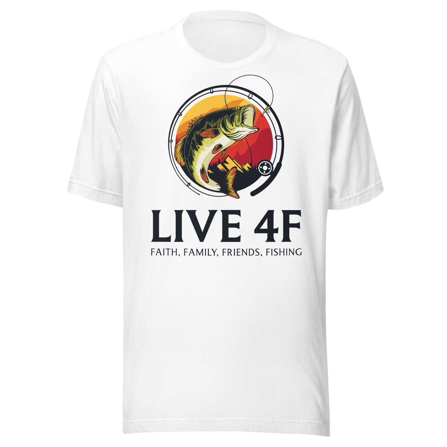 LIVE 4F Retro Bass Unisex t-shirt